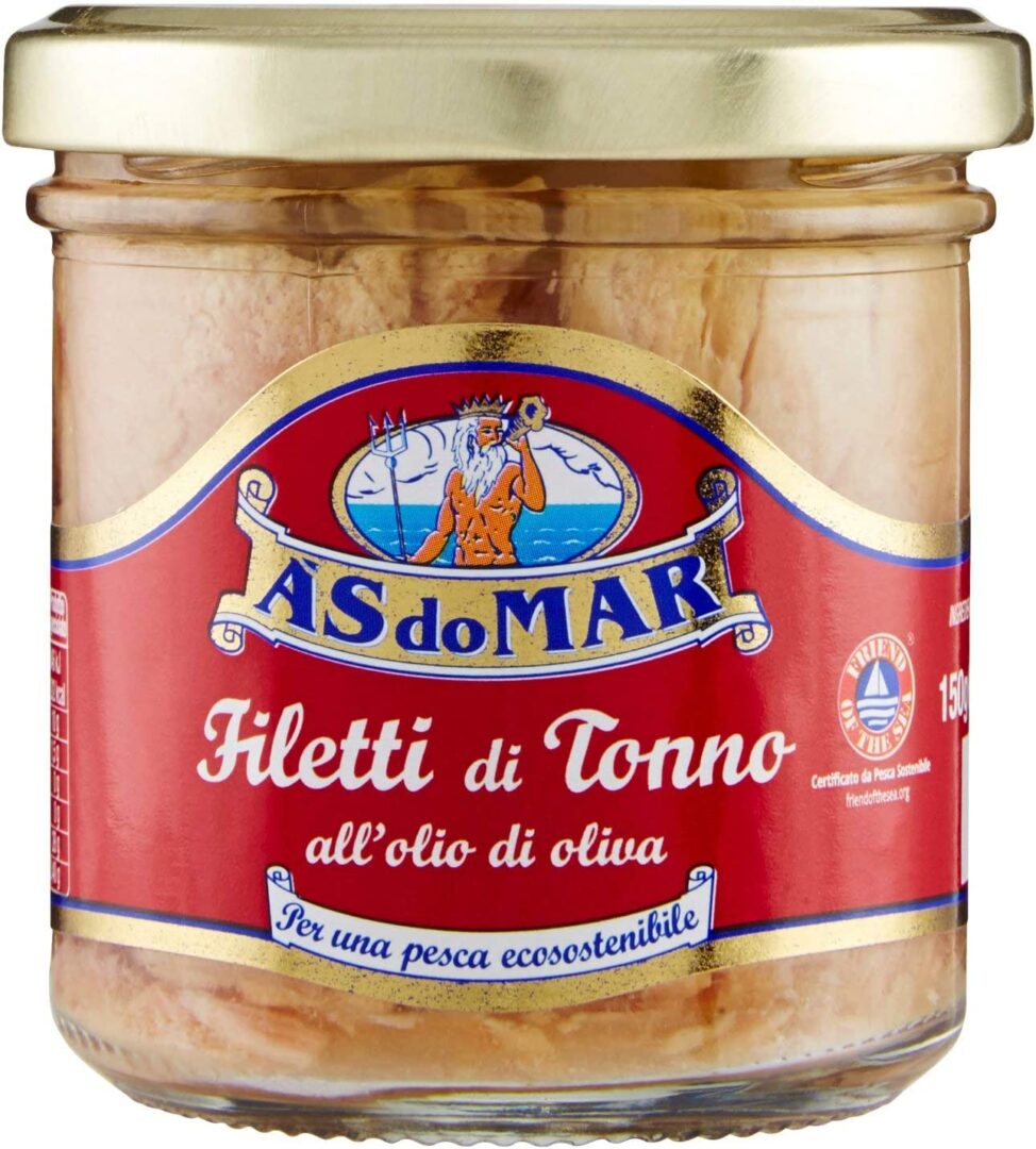 Asdomar Tuna Fillets with Olive Oil, 150g - Friend of the Sea