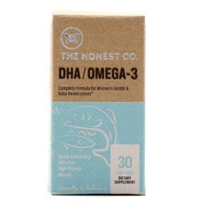 The Honest Company DHA Complete fresa – 60 Softgels