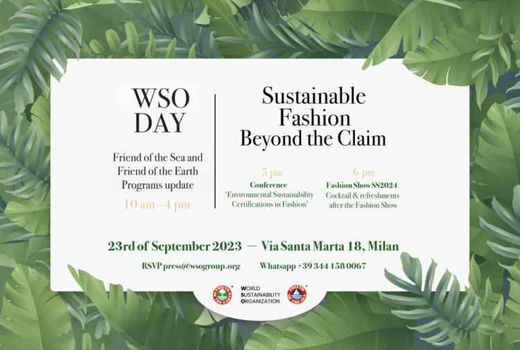 World Sustainability Organization terrà la prima edizione del WSO Day proprio durante la settimana della moda meneghina post image