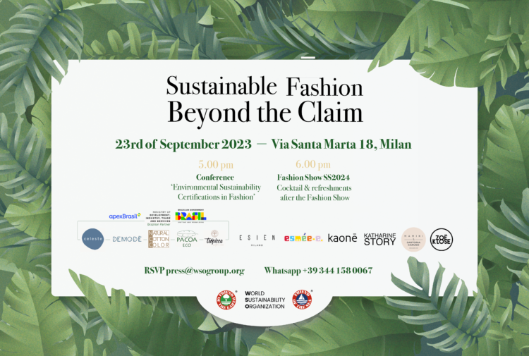Sustainable Fashion, “Beyond the Claim”