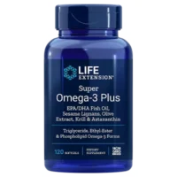 Super Omega-3 EPA/DHA Fish Oil, Sesame Lignans & Olive Extract,