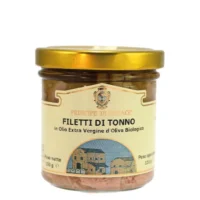 Tuna fillets in organic extra virgin olive oil