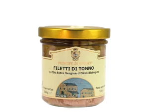 Tuna fillets in organic extra virgin olive oil