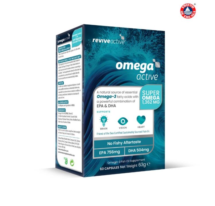 Omega Active from Revive Active obtains Friend of the Sea sustainability certification