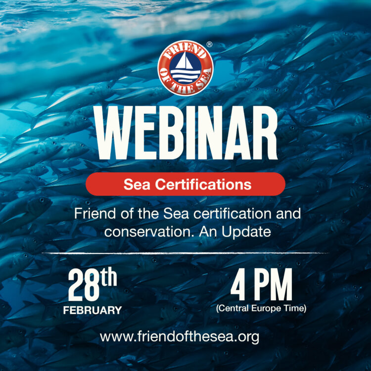 Webinar: “Friend of the Sea certification and conservation. An Update”